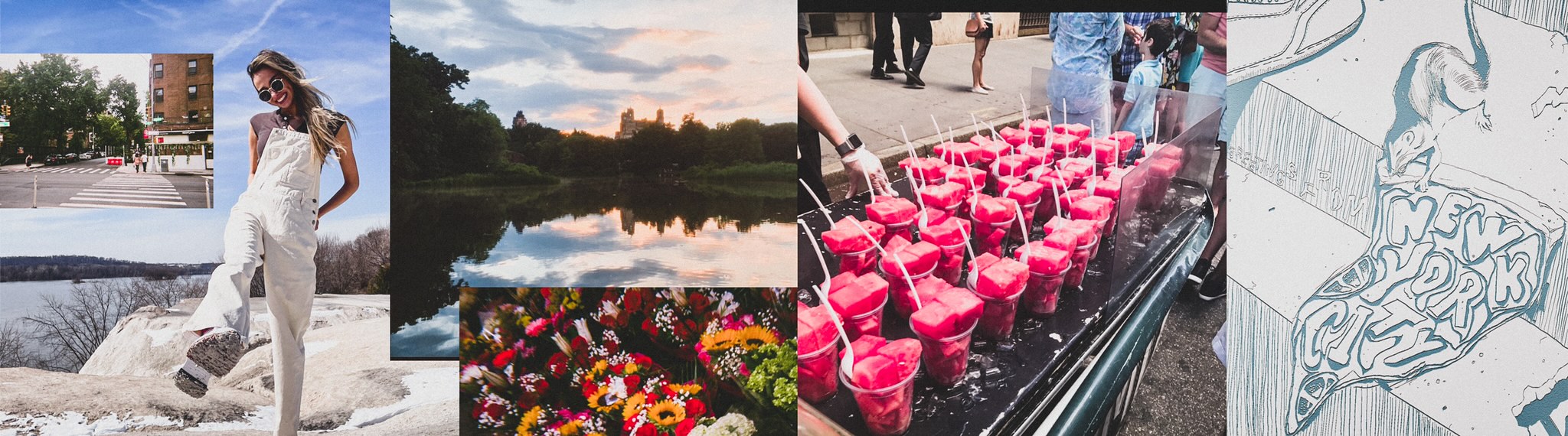 collage of festival photos.