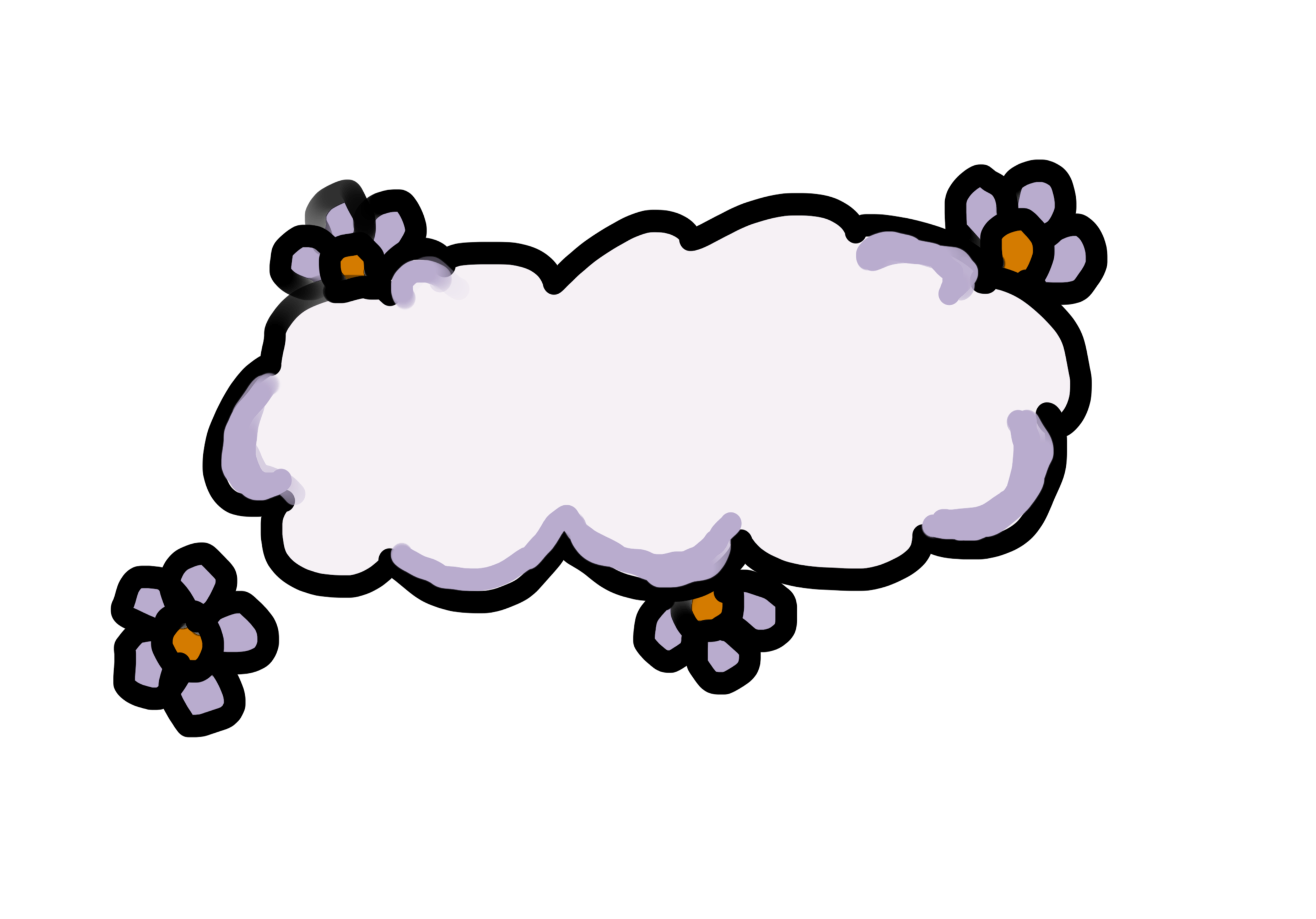 Cloud detail art in background
